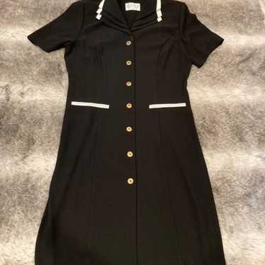 Vintage julian taylor button down dress