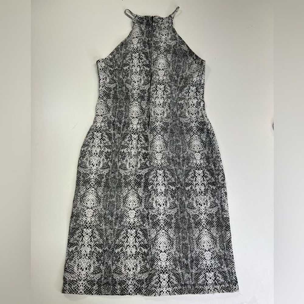 Vintage 90s Y2K Bodycon Snakeskin Print Party Dre… - image 2