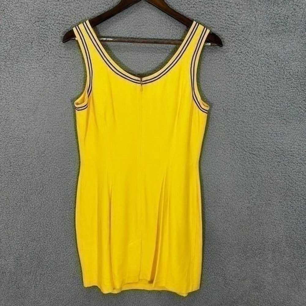 Joseph Ribkoff Dress Womens 10 yellow Sheath Even… - image 7