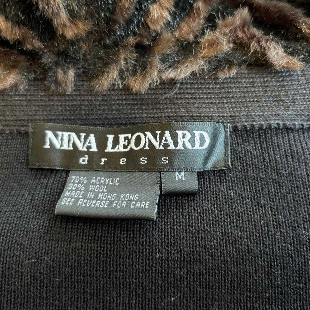 VTG Nina Leonard Long Knit Dress & Cropped Jacket… - image 10