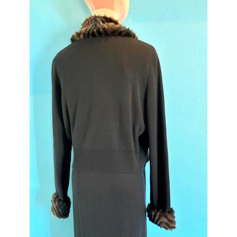 VTG Nina Leonard Long Knit Dress & Cropped Jacket… - image 4