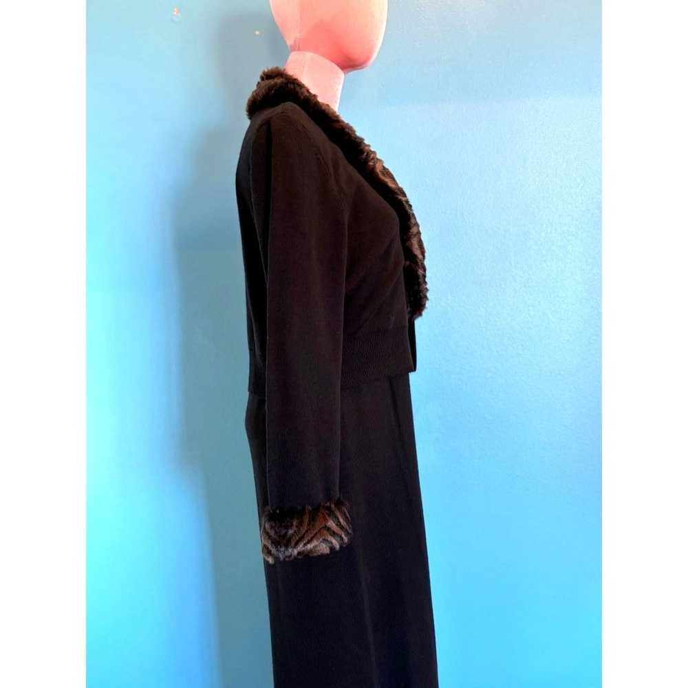 VTG Nina Leonard Long Knit Dress & Cropped Jacket… - image 5