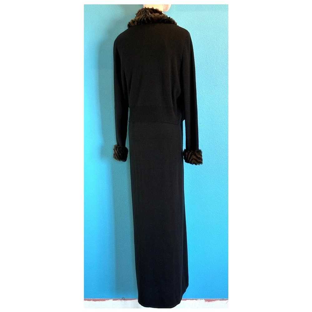 VTG Nina Leonard Long Knit Dress & Cropped Jacket… - image 9