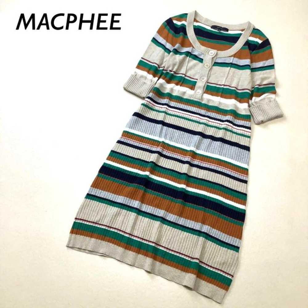 【Beauty item】MACPHEE Multi-border Cotton Knit One… - image 1