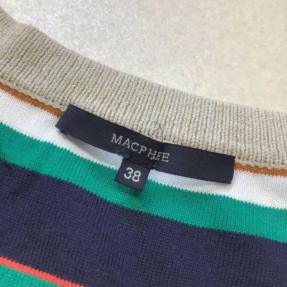 【Beauty item】MACPHEE Multi-border Cotton Knit One… - image 7