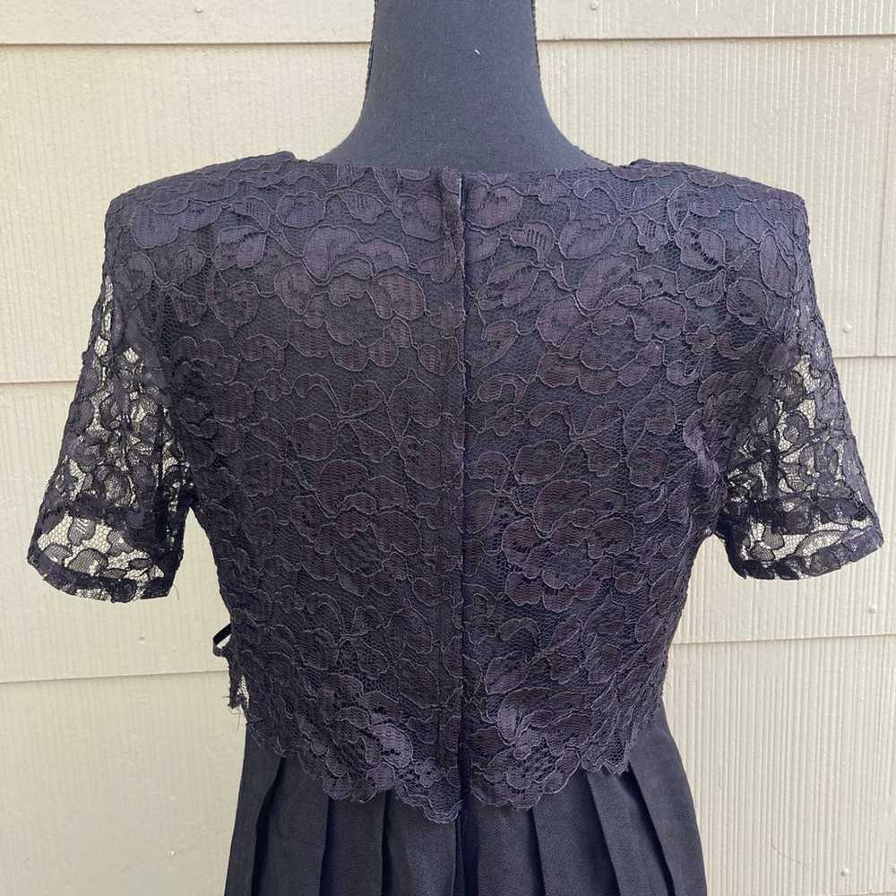 vintage CDC Petites 80s 90s whimsigoth black lace… - image 6