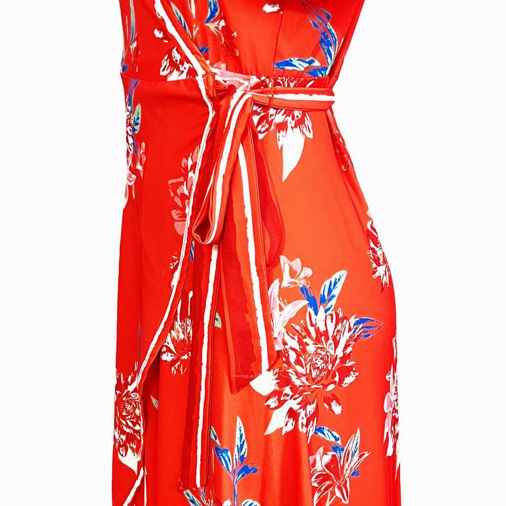 Jealous Tomato True Wrap Maxi Dress Reddish Orang… - image 9