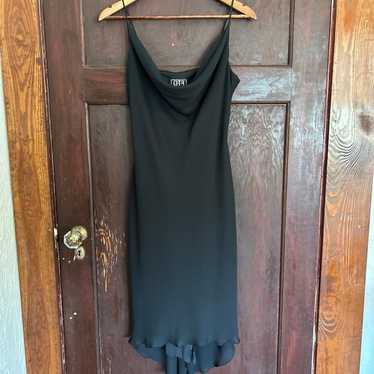 Vintage black sleeveless dress