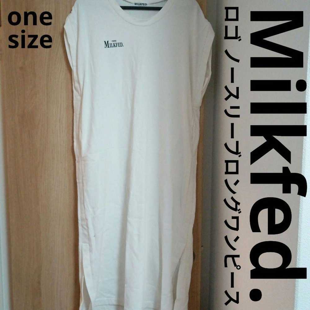 Milkfed. Logo Long Maxi Sleeveless Tank Top Dress - image 1