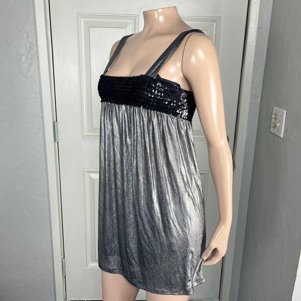 Vintage Y2K Wet Seal dress Medium Sequin Party Me… - image 3