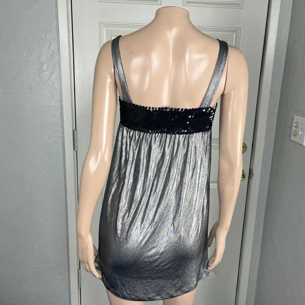 Vintage Y2K Wet Seal dress Medium Sequin Party Me… - image 4