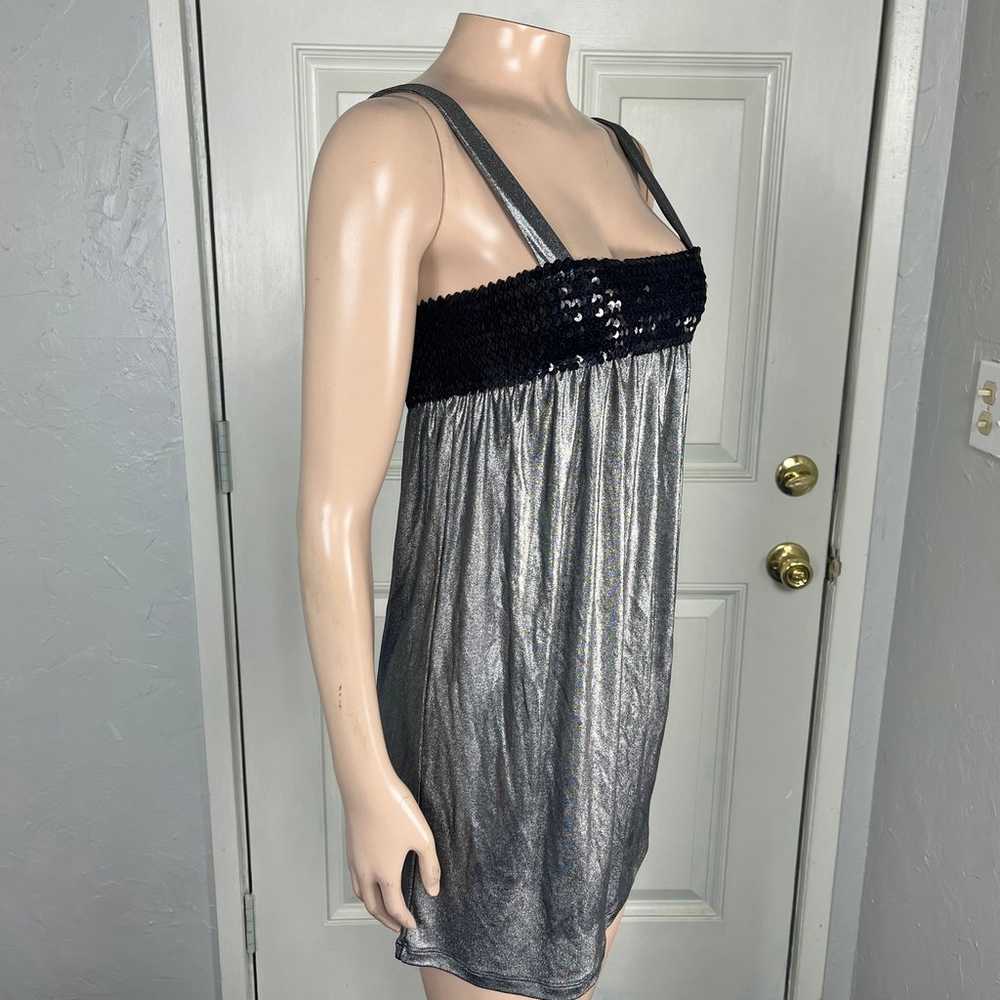 Vintage Y2K Wet Seal dress Medium Sequin Party Me… - image 5