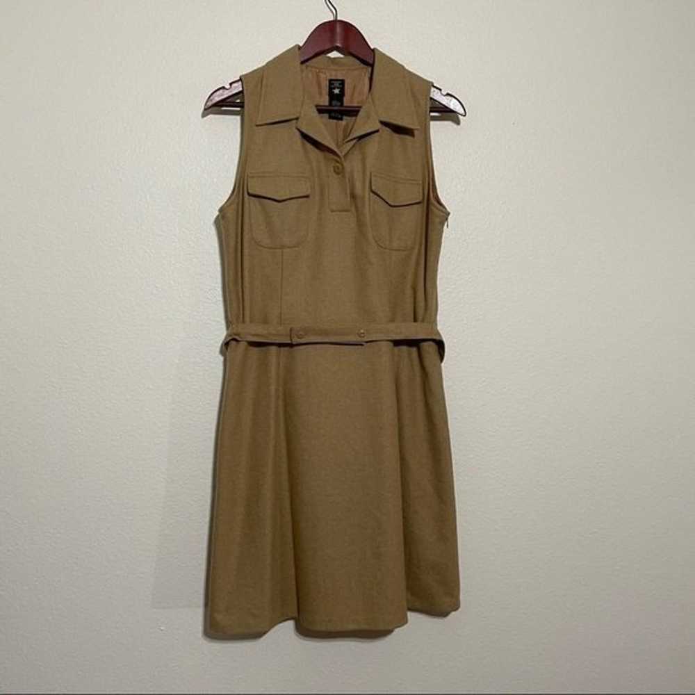 American Eagle | Vintage Sleeveless Mini Khaki Dr… - image 1