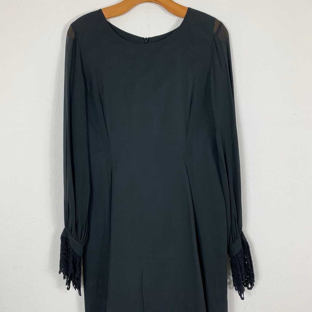 Laura Ashley Black Long Sleeve Vintage Evening We… - image 5