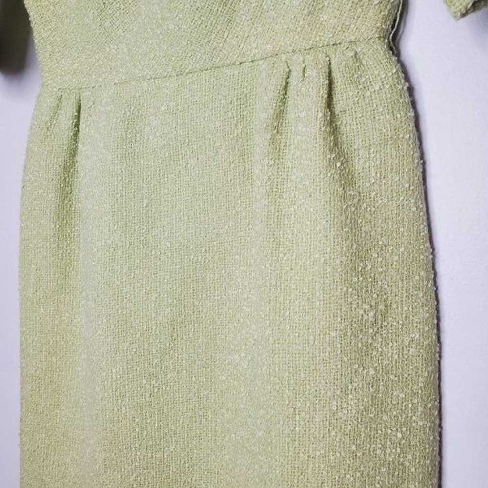 R&K Originals 8 Vintage Dress Green Zip Up 60's 7… - image 5