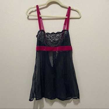 Victoria Secret Vintage Black Lingerie Dress