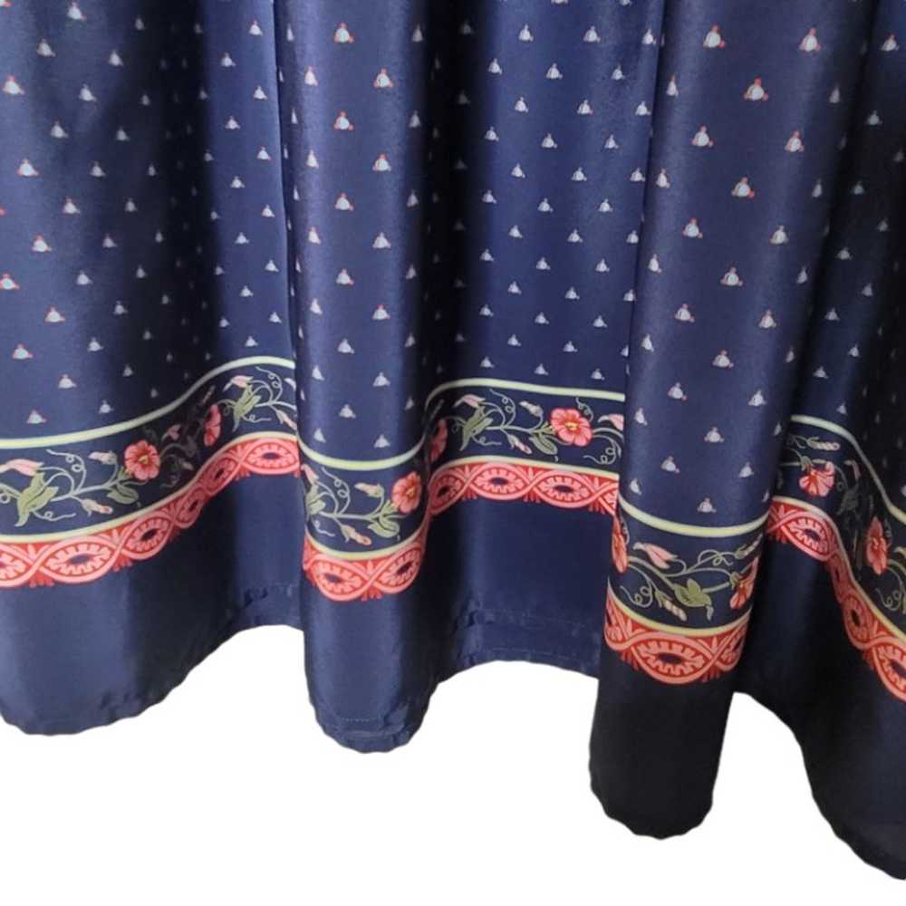 Talbots Women's Navy Blue Patterned Pink Floral S… - image 2