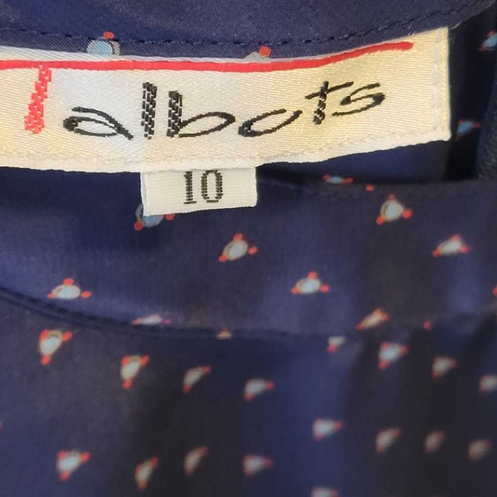 Talbots Women's Navy Blue Patterned Pink Floral S… - image 7