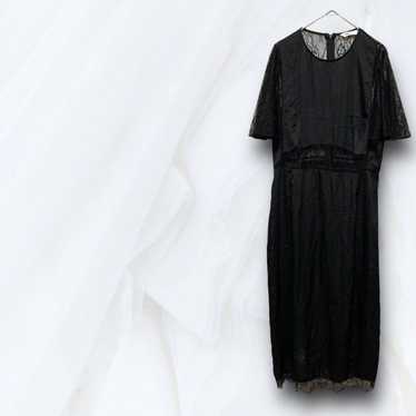 ZARA Zara Dress One-piece Party Black Lace Sheer … - image 1