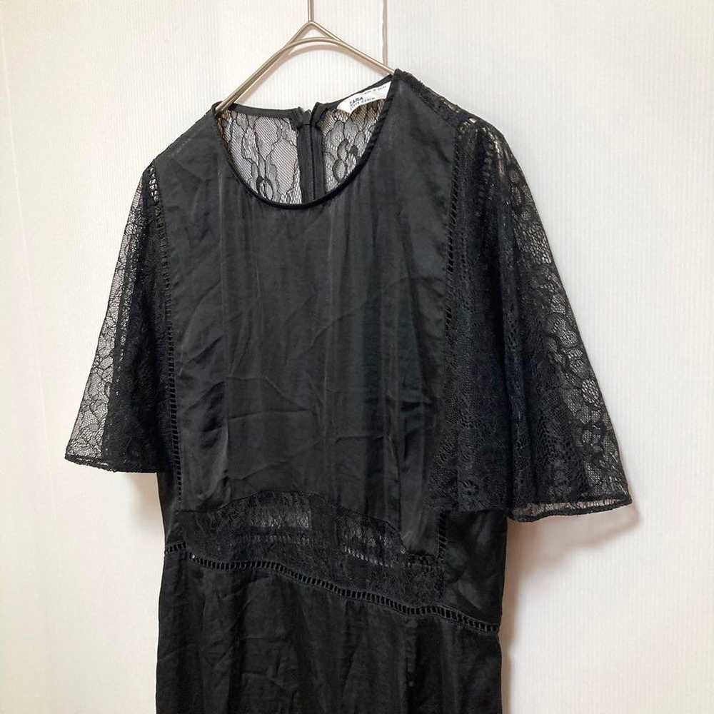 ZARA Zara Dress One-piece Party Black Lace Sheer … - image 6