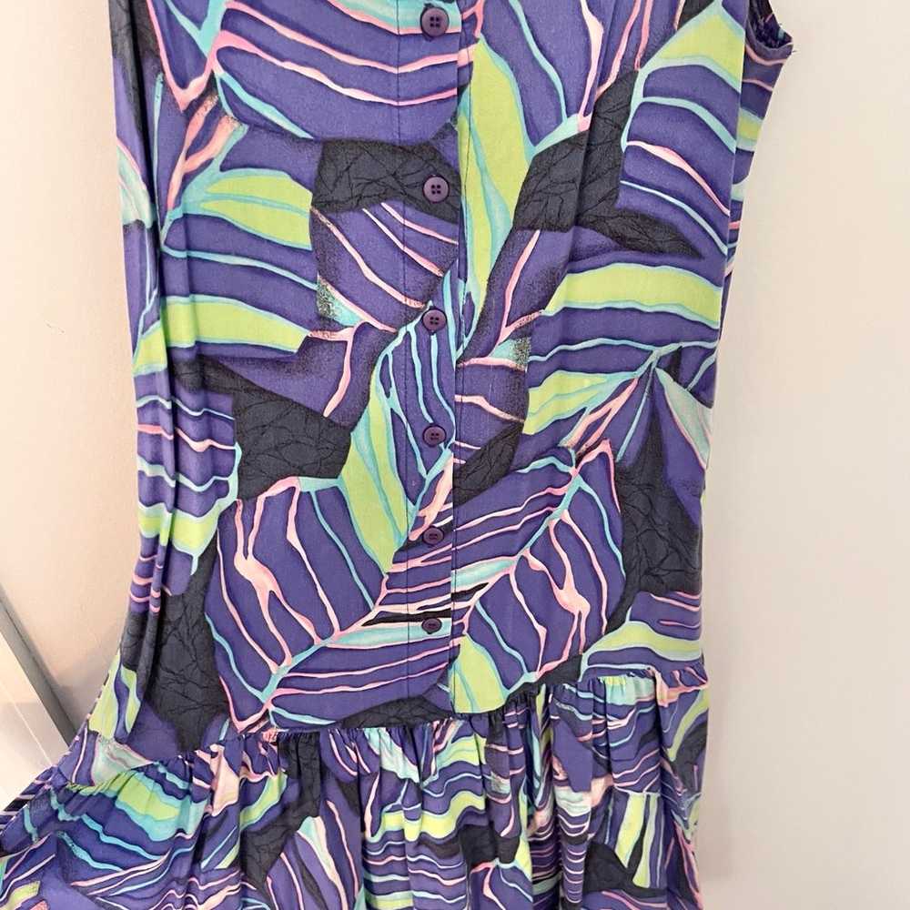 Vintage 1980’s Beach Dress Tropical Leilani Jones… - image 1