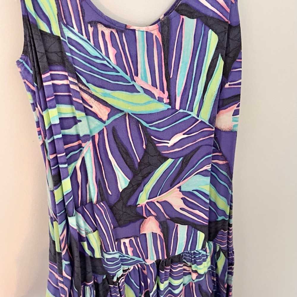 Vintage 1980’s Beach Dress Tropical Leilani Jones… - image 4