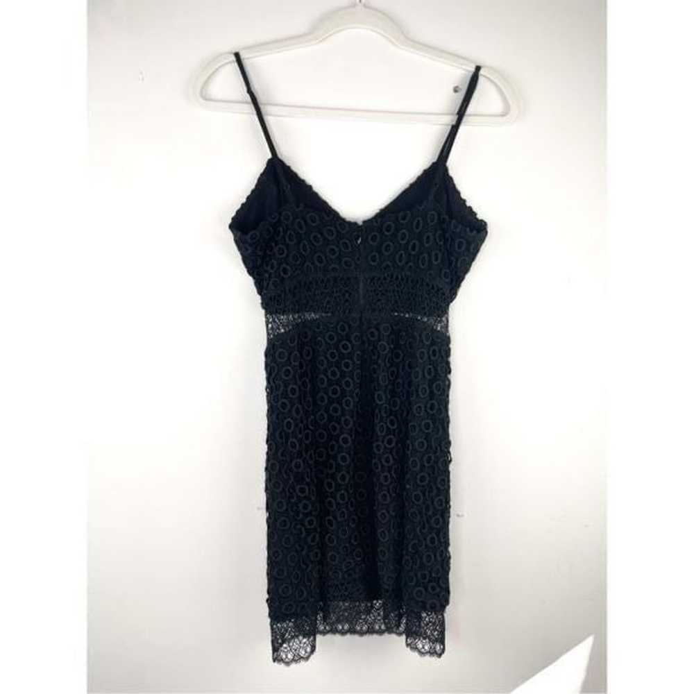 NBD Brielle Black Crochet Lace Bodycon Dress Size… - image 9