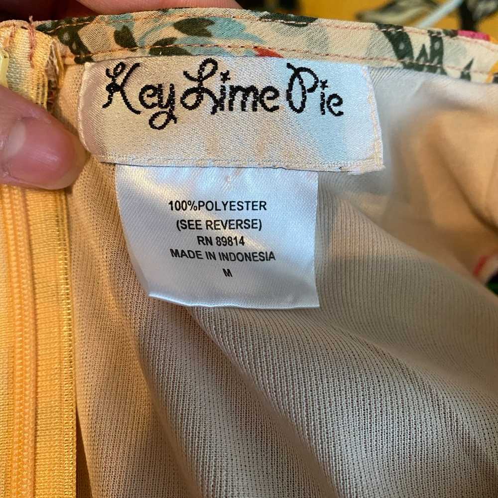 Vintage Key Lime Maxi Dress - image 3