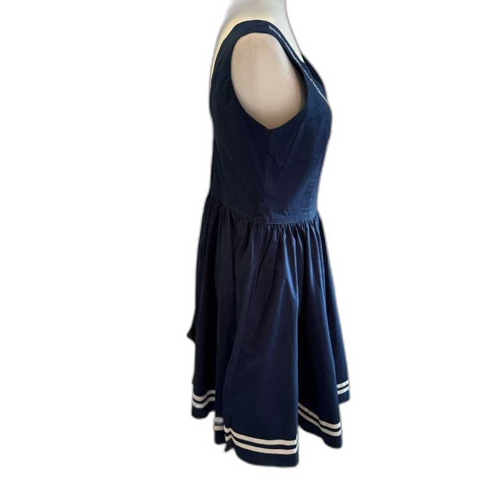 Hell Bunny | Vixen 50s Blue Sailor Anchor Rockabi… - image 5