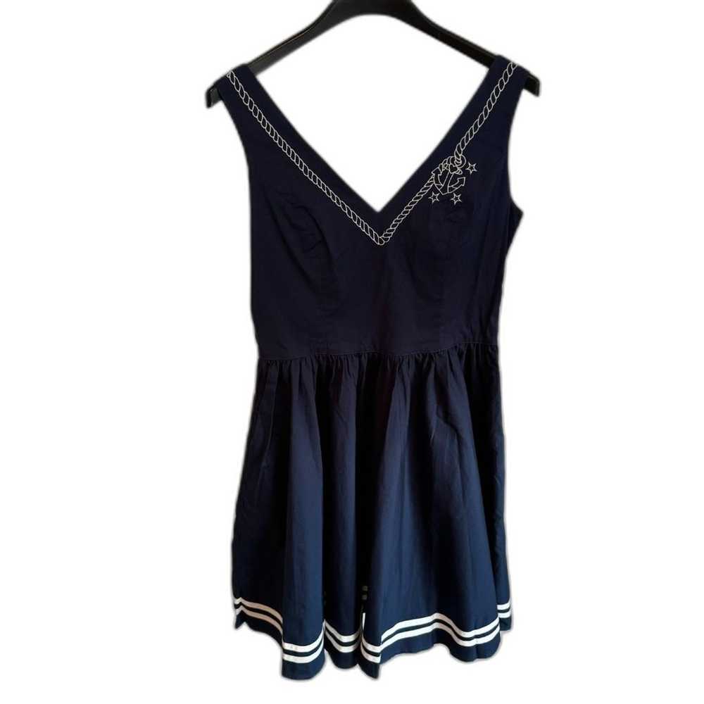 Hell Bunny | Vixen 50s Blue Sailor Anchor Rockabi… - image 9