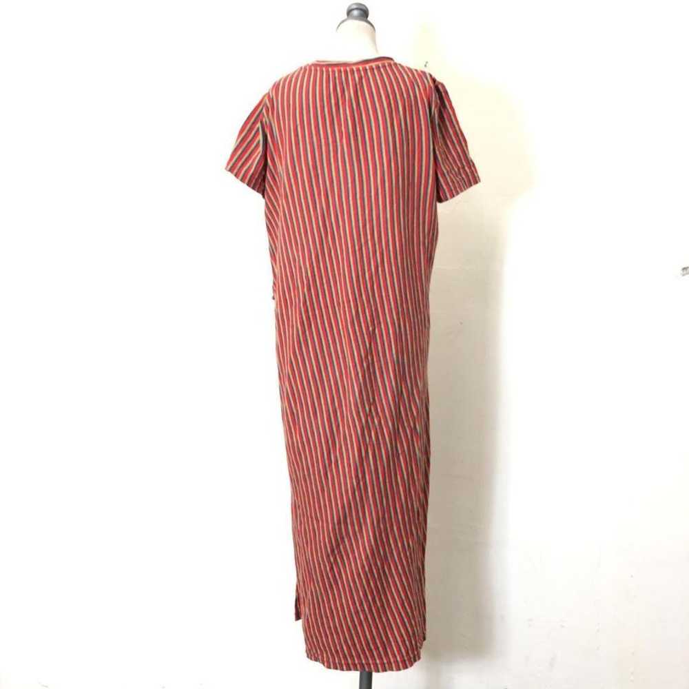 A1164◆ ZARA Zara Short Sleeve Dress Long Stripe M… - image 6