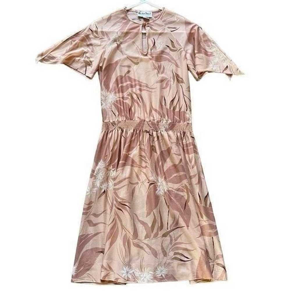 Vintage Bleeker Street Dress Women’s 8 Floral Mau… - image 2