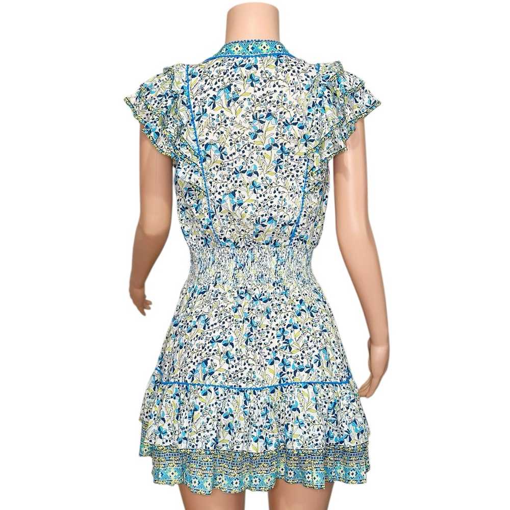 POUPETTE ST BARTH Camila Mini Dress, Blue Floral,… - image 4