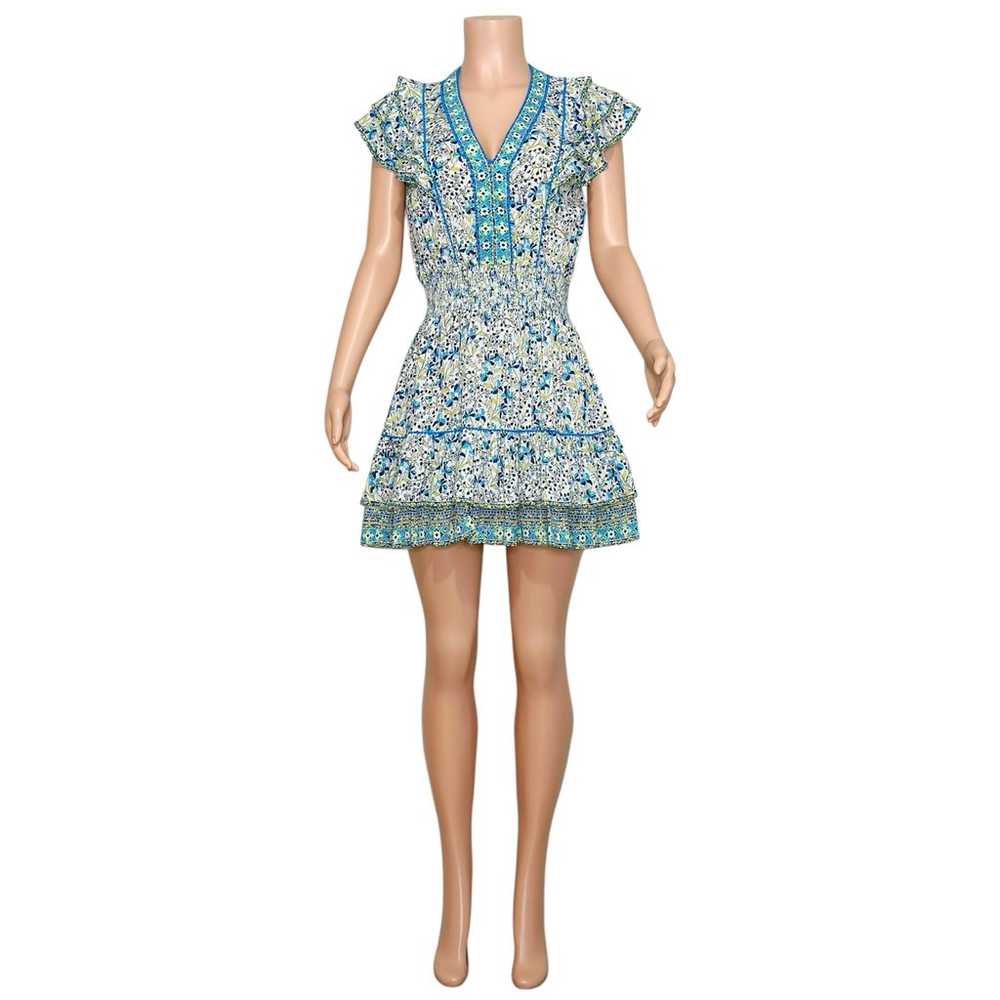 POUPETTE ST BARTH Camila Mini Dress, Blue Floral,… - image 6