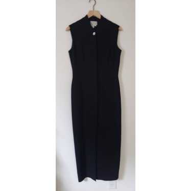 Ann Tjian Vintage Dress Sz 10 Black Sleeveless - … - image 1