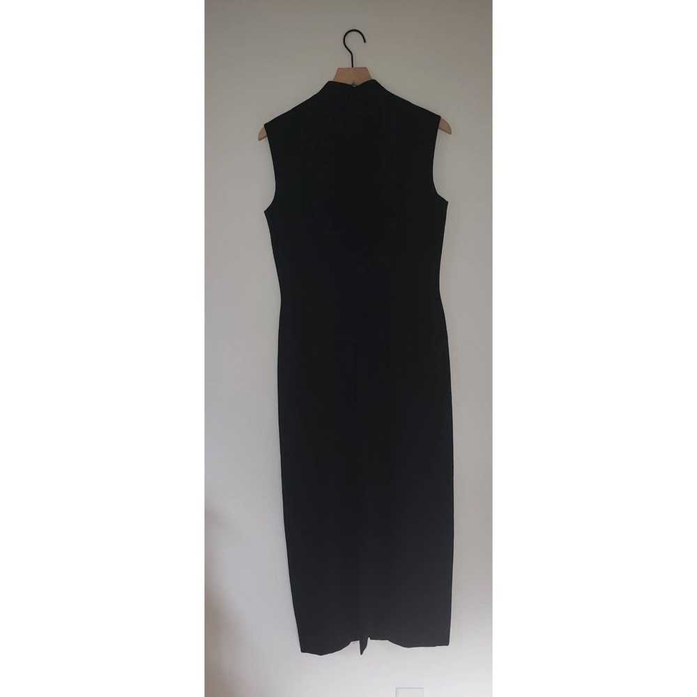 Ann Tjian Vintage Dress Sz 10 Black Sleeveless - … - image 2