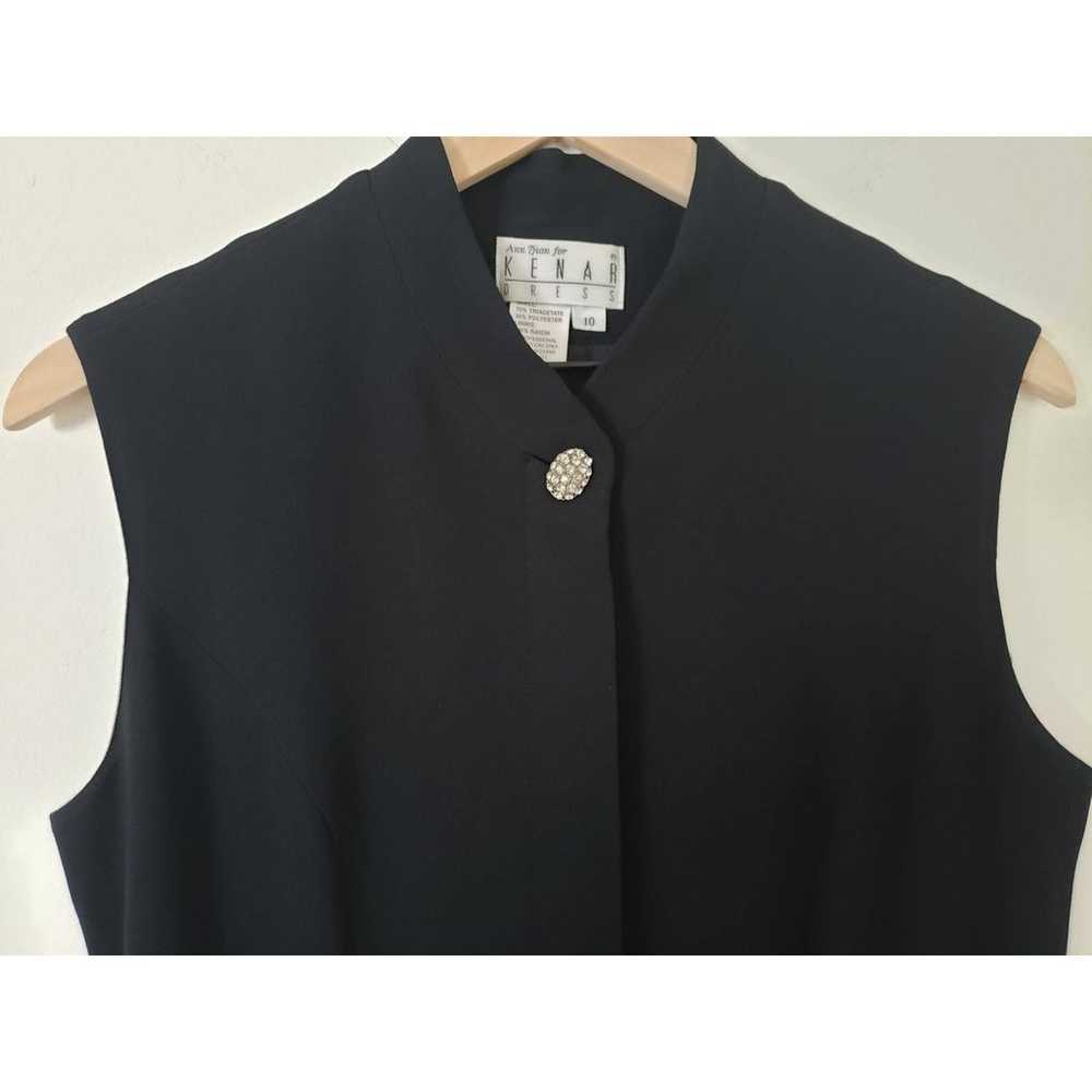 Ann Tjian Vintage Dress Sz 10 Black Sleeveless - … - image 4