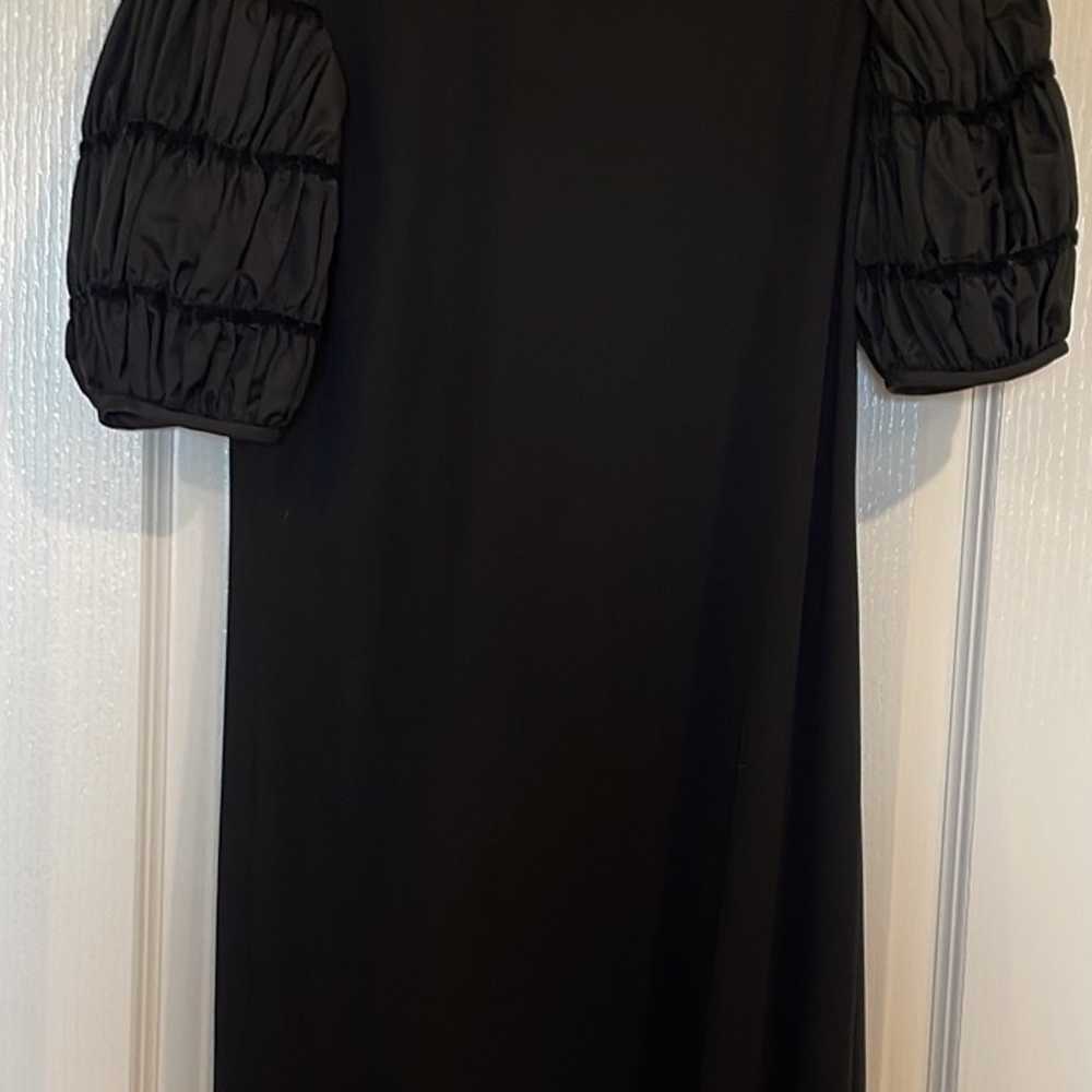 1950/60’s Elegant Black Dress with Poof Sleeves U… - image 1