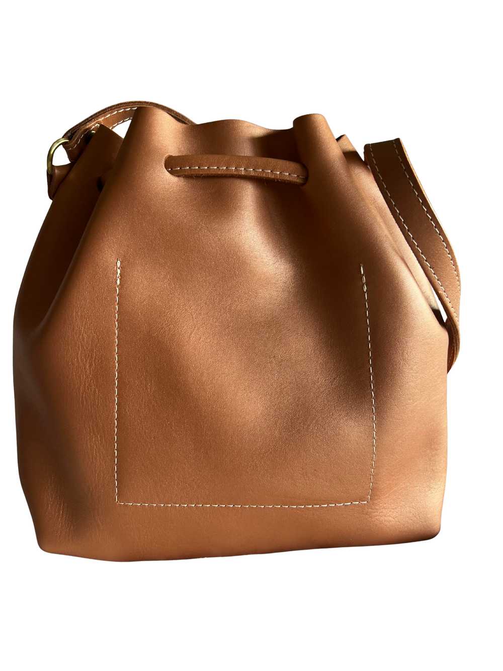 Portland Leather Bucket Bag - image 2