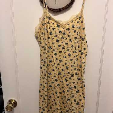 Vintage Victoria's Secret Women's Yellow and Blue 