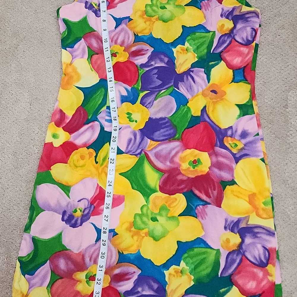 Jams World Vintage Size 11 Bright Floral Dress - image 6