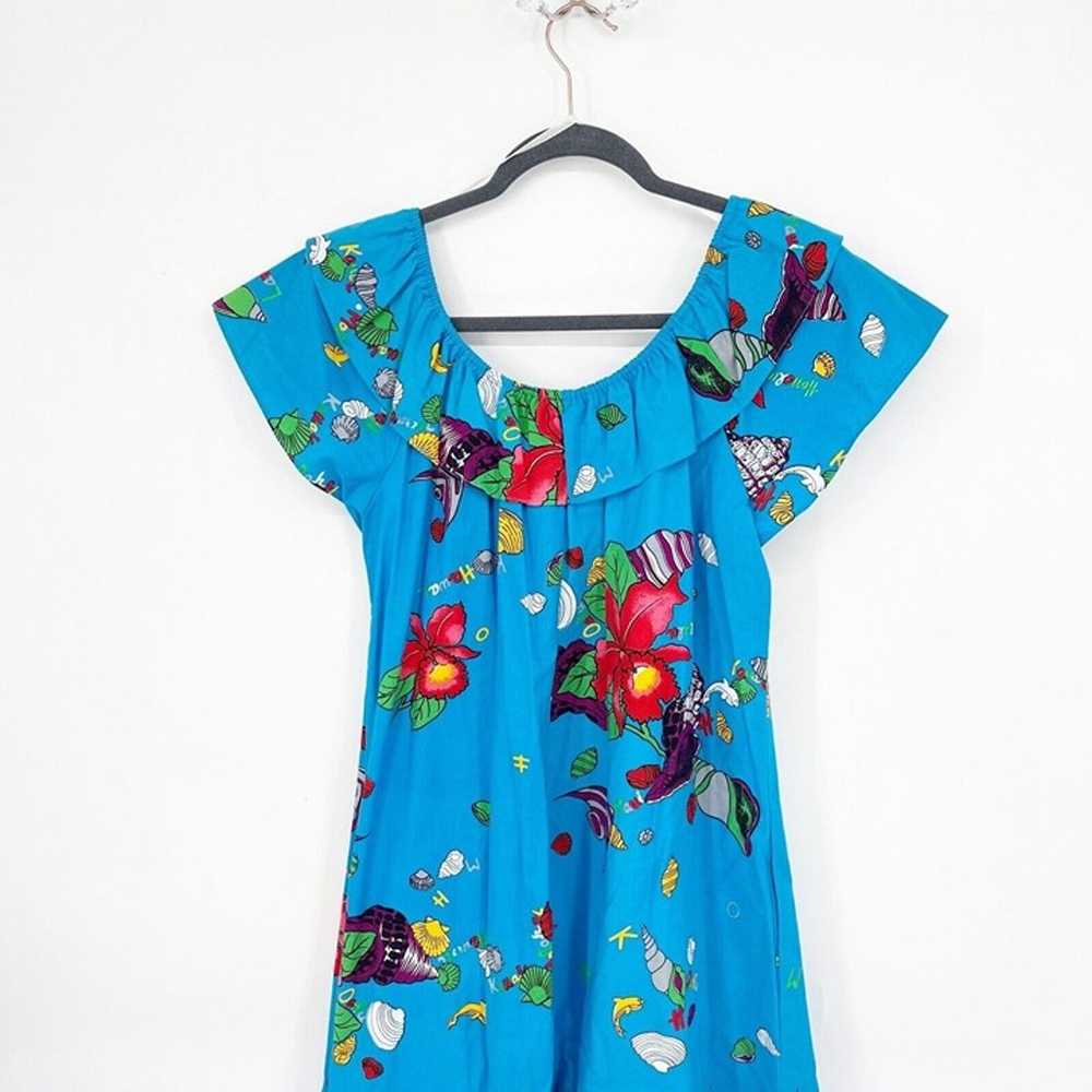 Hilo Hattie Vintage Hawaiian dress Off Shoulders … - image 3