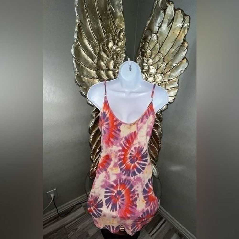 Vintage Y2K Verge Girl Maxi Tie Dye Mini Dress, - image 2