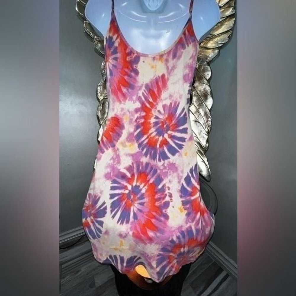 Vintage Y2K Verge Girl Maxi Tie Dye Mini Dress, - image 8