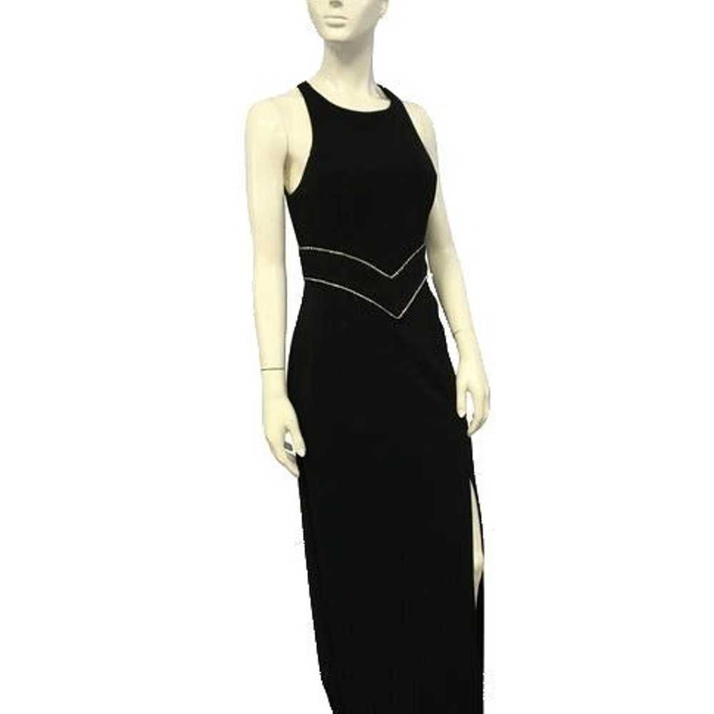 Dave & Johnny Black Long Formal Gown Embellished … - image 1