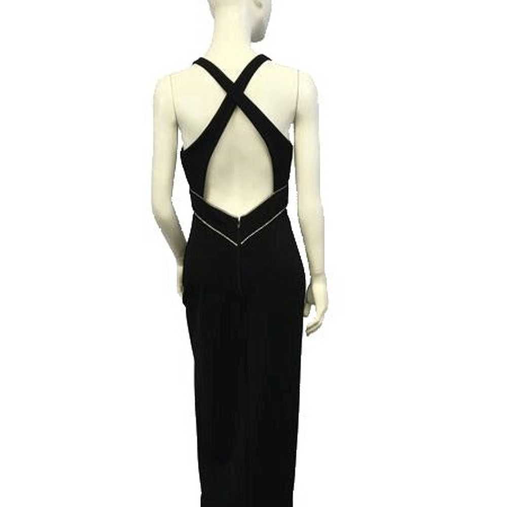 Dave & Johnny Black Long Formal Gown Embellished … - image 2