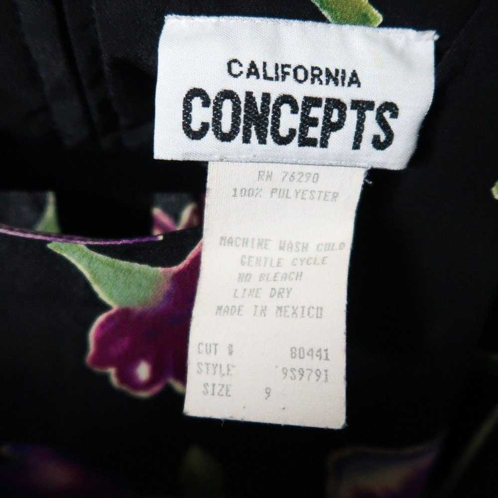 California Concepts Womens Vintage 90's Floral Sl… - image 4