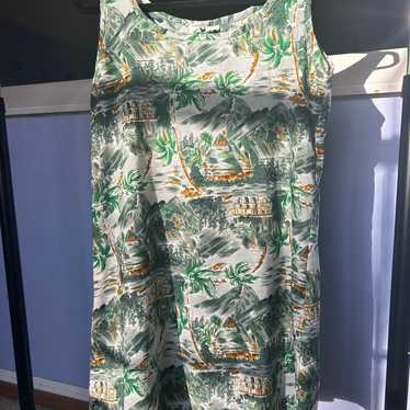 Vintage ten 2 one Hawaiian Tank Dress - image 1