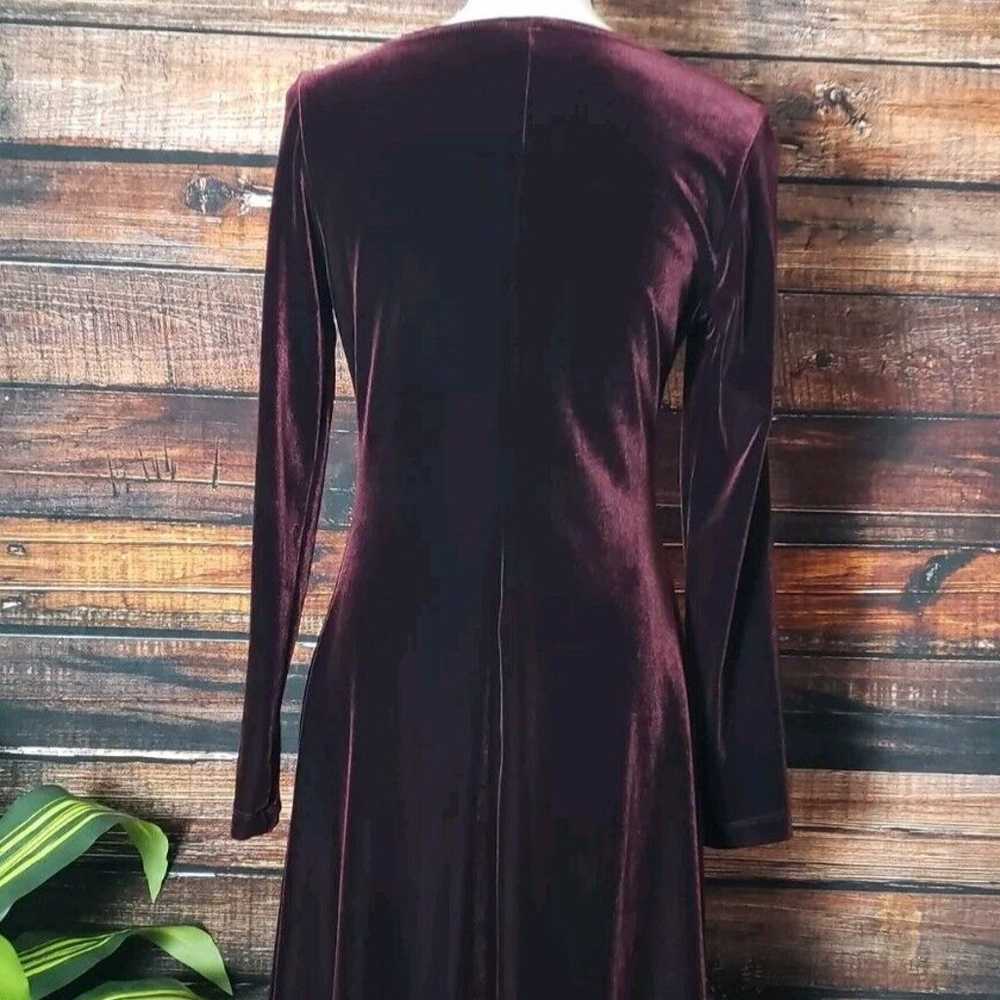 Teddi Evening Womens Size 8 Vintage 90s Velvet Lo… - image 4