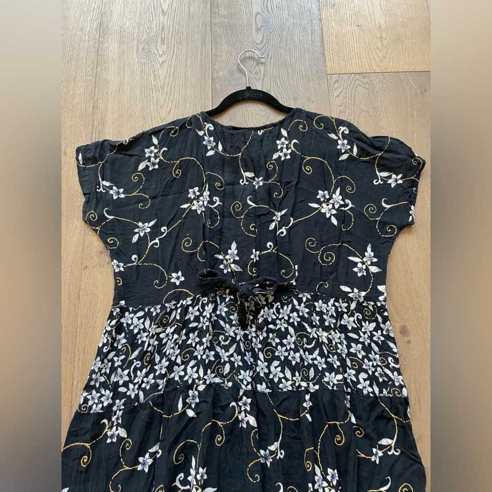 Vintage Nostalgia Floral Boho Dress Size Medium - image 7